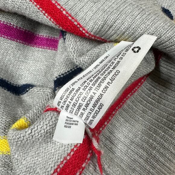 La Ligne x Target NWT Striped Crewneck Sweater Size 4X Cashmere Blend Rib Knit - Picture 9 of 11